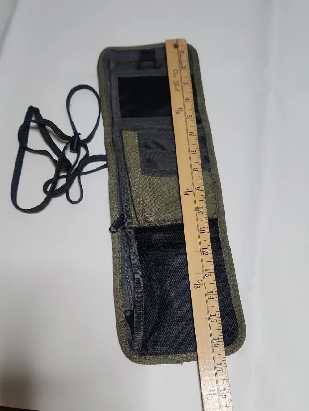 Olive Green Natural Habitat Adventures Neck Wallet